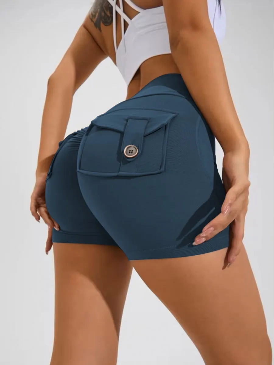Push up women's shaping shorts green ZAPPY TRENDY K133 MITARE Size XS Color Green