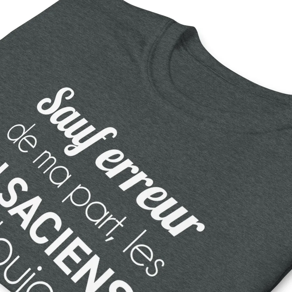 Sauf errer de ma part - Alsacien - T-shirt standard