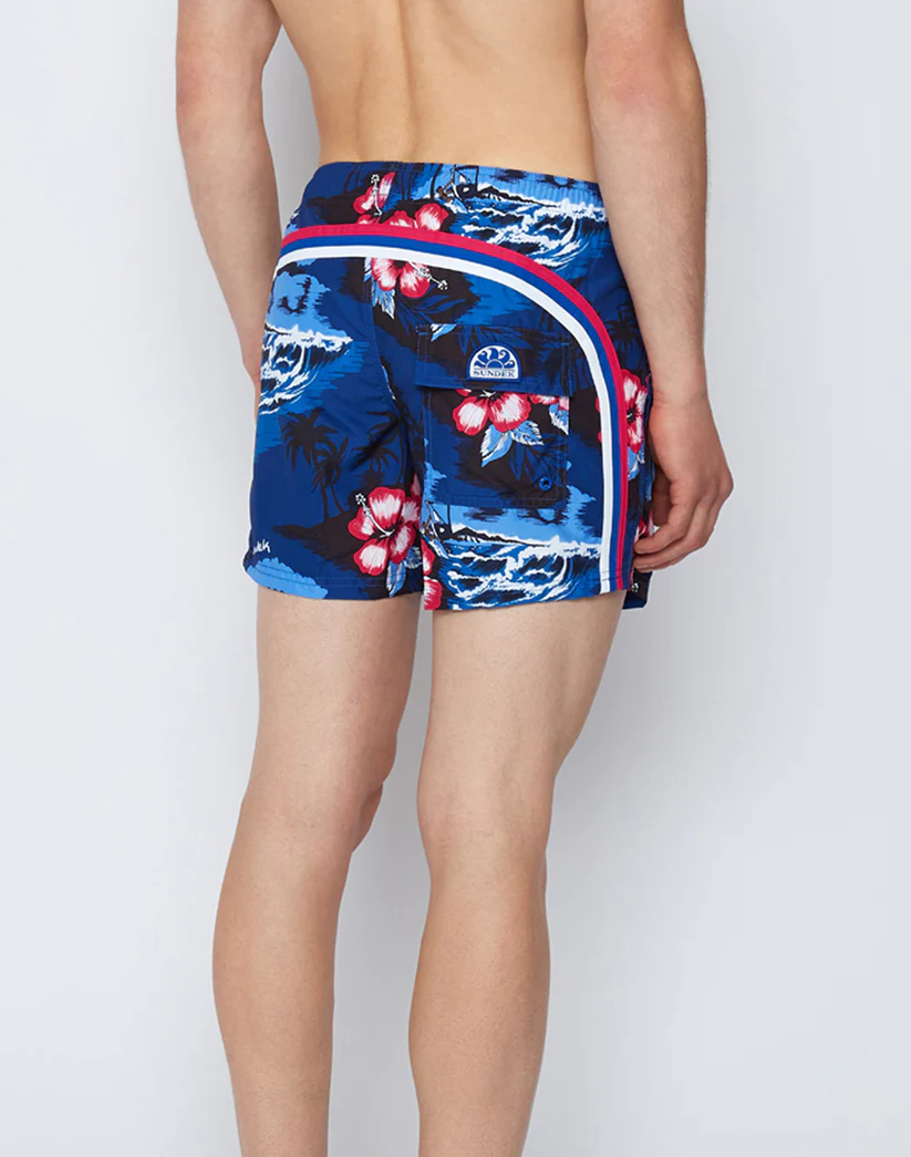 Short de bain Imprimé – Electro Blue