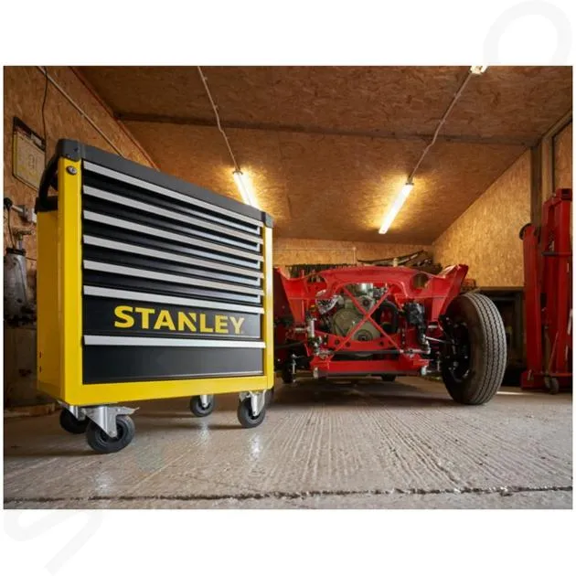 Stanley Accessoires - Chariot à outils d'atelier, 7 tiroirs STST74306-1