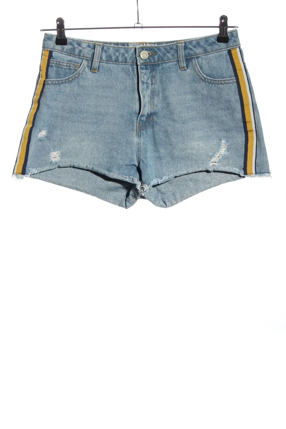 Stitch & Soul Short bleu style décontracté