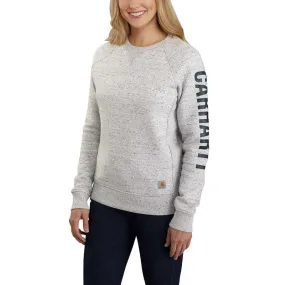 Sweat femme col rond logo manche Carhartt