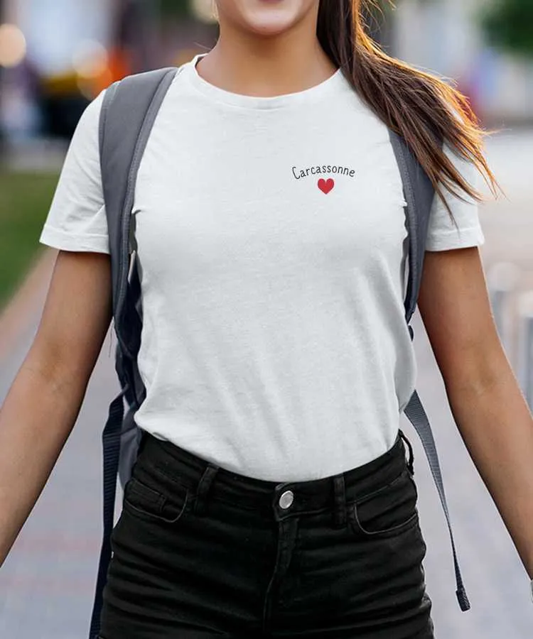 T-Shirt Carcassonne Coeur