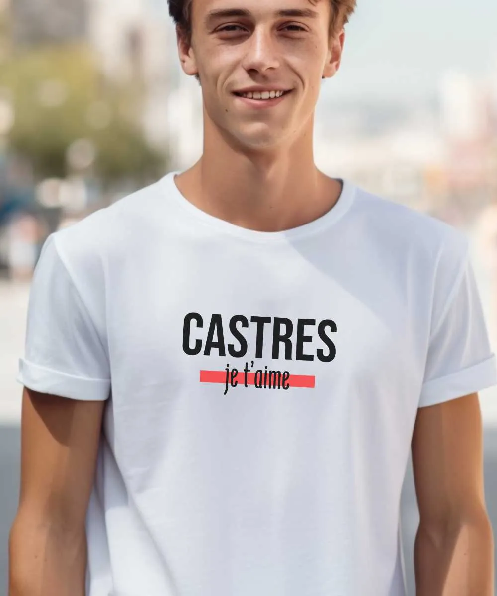 T-Shirt Castres je t'aime