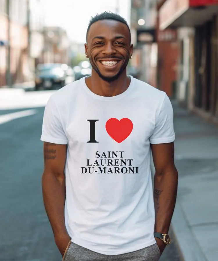 T-Shirt I love Saint-Laurent-du-Maroni