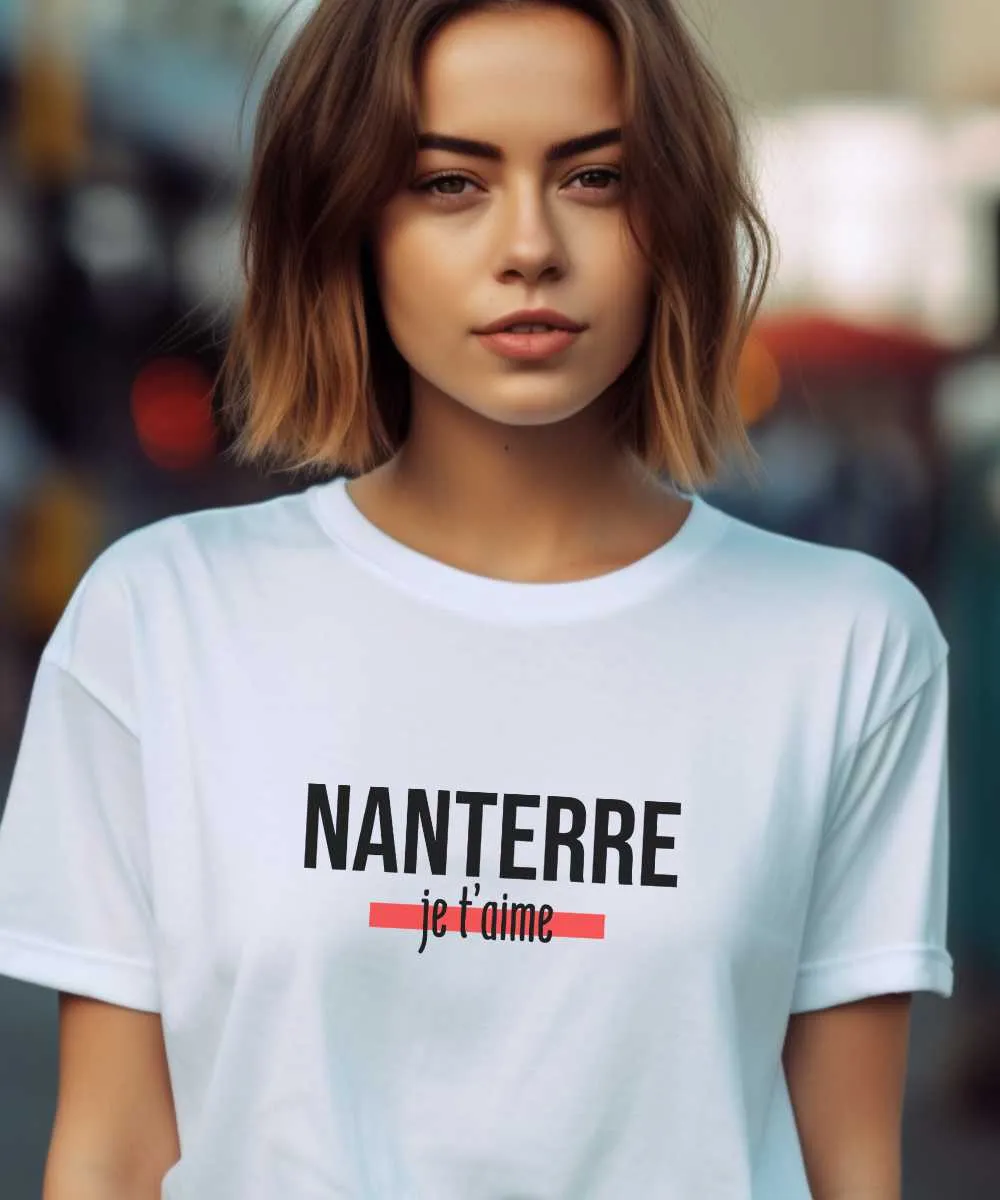 T-Shirt Nanterre je t'aime