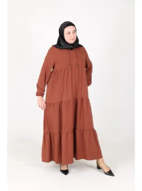 Tan - Plus Size Dress