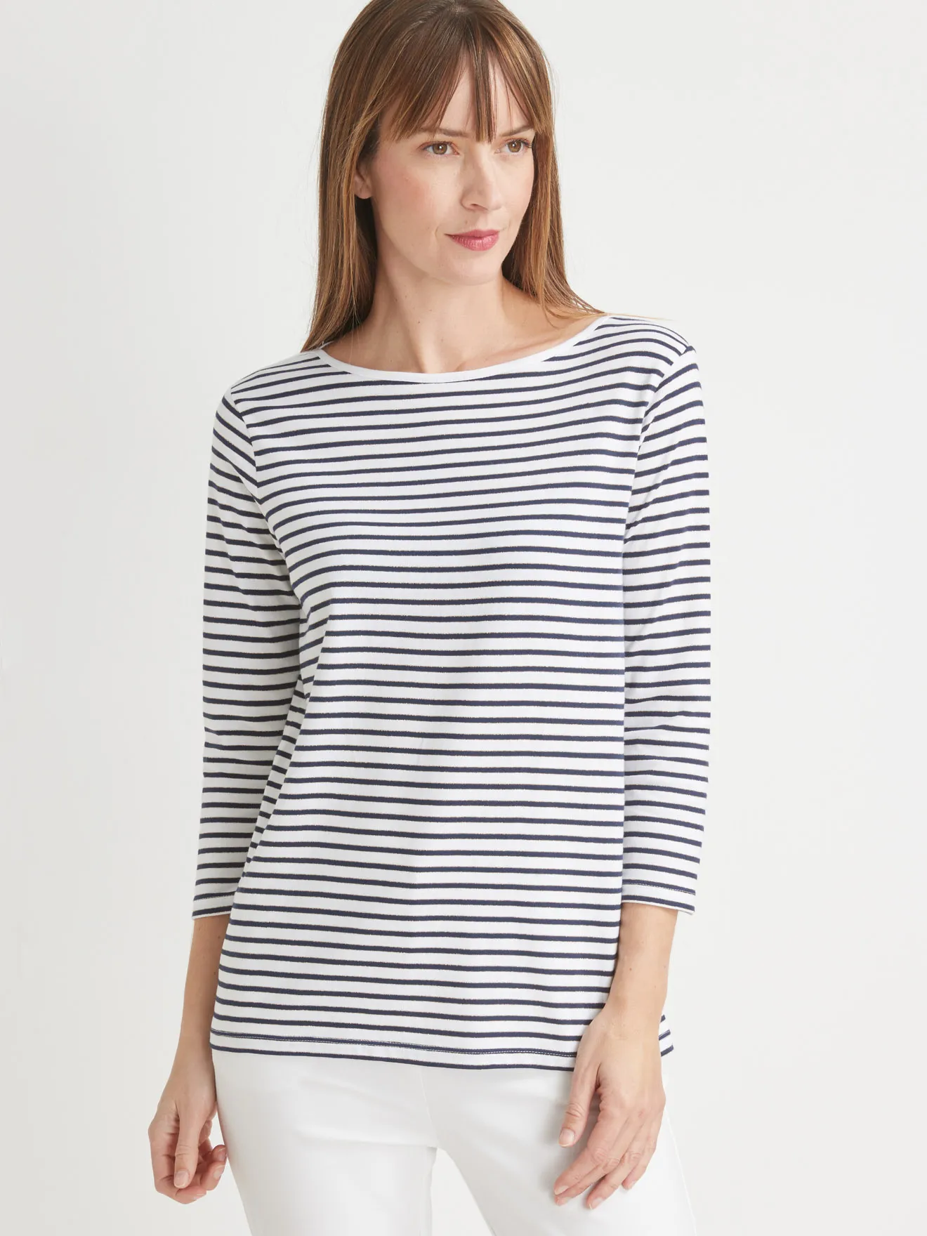Tee-shirt encolure bateau
