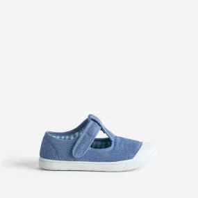 Tennis salomé BUGGY bleue en toile - Baskets Enfant | ERAM