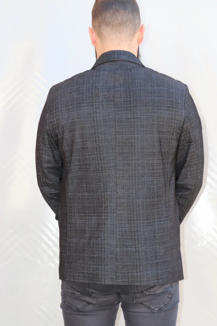 Veste Blazer cuir imprimé homme : MANU
