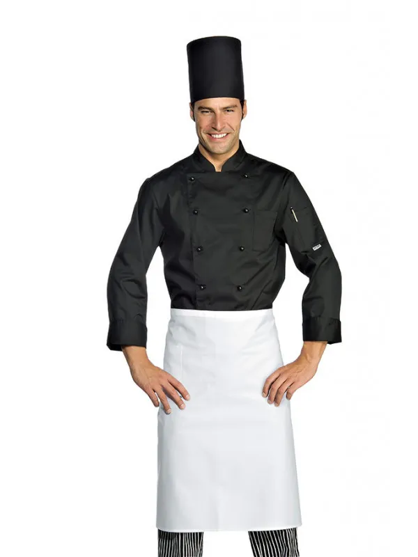 Veste Chef Cuisinier Extralight Manches Longues Noir