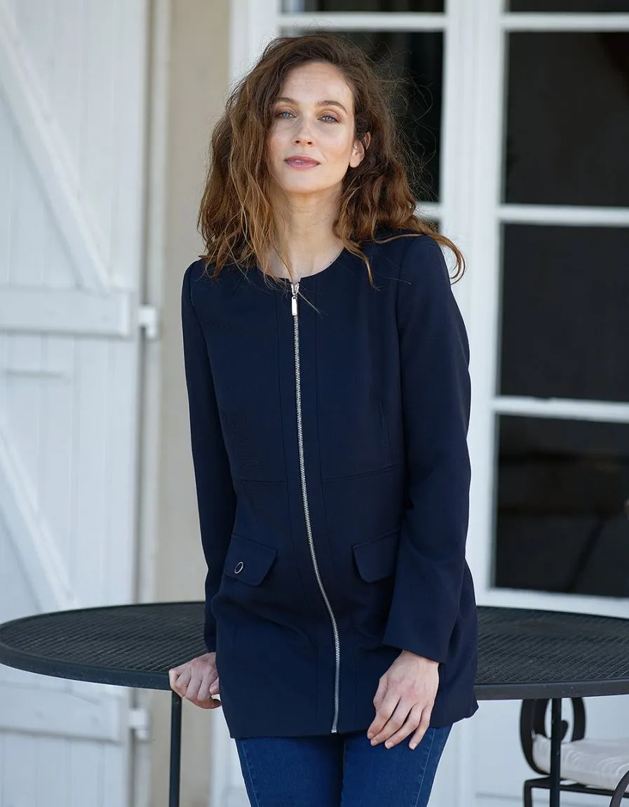 Veste longue bleue - Vestes