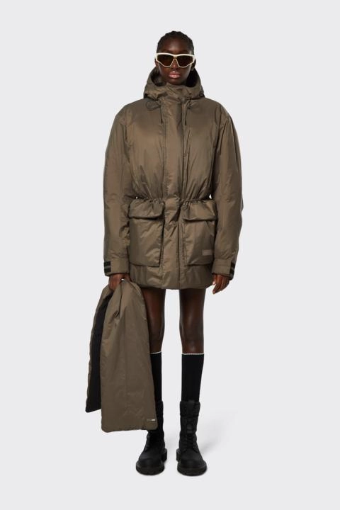Veste Rains Unisex Alpine Nylon Parka Wood