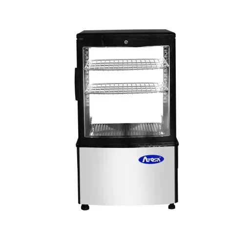 Vitrine Réfrigérée Professionnelle de Présentation 4 Faces Vitrées 58 Litres - ATOSA - Pas Cher
